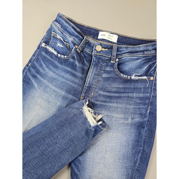 BKE Denim - BKE Billie High Rise Ankle Skinny Distressed Jeans Blue Size 28